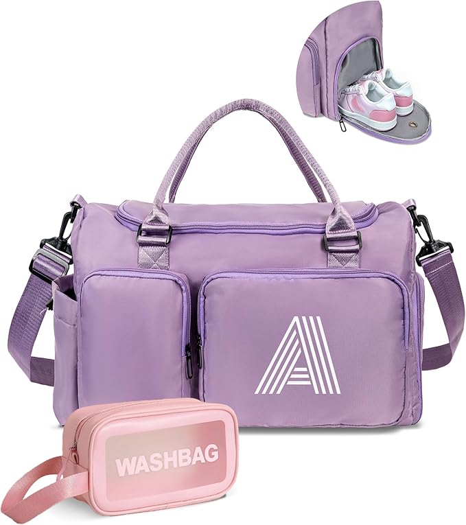 Christmas Gifts for Women Duffle Gym Bag: Personalized Weekender bags, Dance Cheer bag Sports for Teen Girl, Kid Sports Bags, Birthday Gifts for Women Girls Kids Teens Mom Teacher