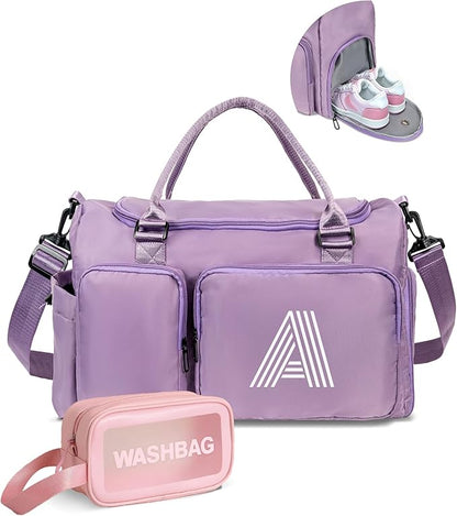 Christmas Gifts for Women Duffle Gym Bag: Personalized Weekender bags, Dance Cheer bag Sports for Teen Girl, Kid Sports Bags, Birthday Gifts for Women Girls Kids Teens Mom Teacher