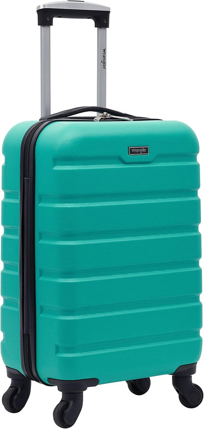 Wrangler 20" Spinner Carry-On Luggage, Teal