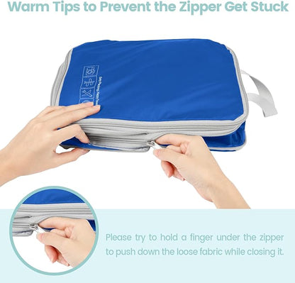 Cambond Compression Packing Cubes for Travel Women - Expandable Travel Bags Luggage Organizers Travel Essentials Compression Cubes for Travel Carry on Suitcases Organizer