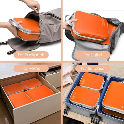 Cambond Compression Packing Cubes for Travel Women - Expandable Travel Bags Luggage Organizers Travel Essentials Compression Cubes for Travel Carry on Suitcases Organizer