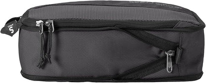 Eagle Creek Pack-It Reveal Cube Set - Packing Cubes for Compartmentalizing Luggage - Durable - Ultra-Lightweight - Water-Resistant - Easy Grab Zipper Pull - Mesh Windows - Black - XS/S/M
