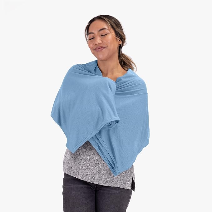 cocoon - Coolmax Travel Blanket | Compact Throw Blanket for Camping and Hiking | Fits in Backpack | Attaches to Luggage | Travel Essential | Fast Drying (Regular 70" x 55")