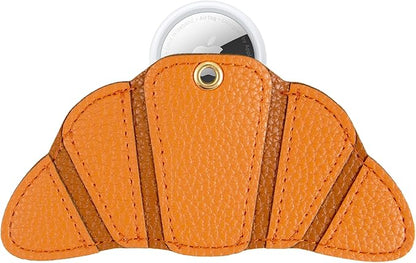 Sonix Keychain Case Compatible with Apple AirTag | Protective AirTag Cover Keychain Charm | Pretzel Croissant