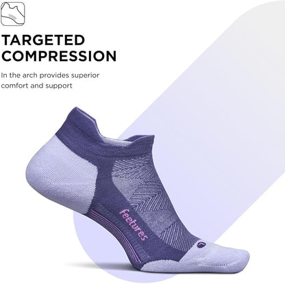 Feetures Elite Golf Max Cushion Tab Ankle Socks - Sport Sock with Targeted Compression