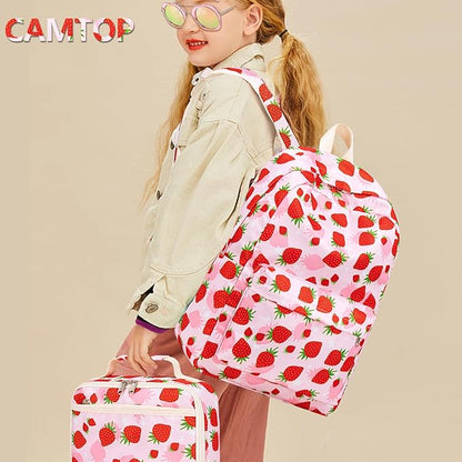 CAMTOP Backpack for Kids, Boys Girls Preschool Backpacks with Lunch Box Toddler Kindergarten School Bookbag Set