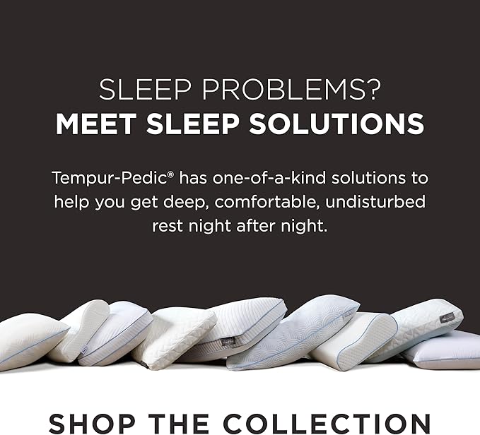 Tempur-Pedic TEMPUR-Ergo Neck Pillow, Large Profile, White
