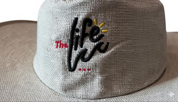 The Life Western Cowboy Hat, Sand Color, with Travel Storage Bag