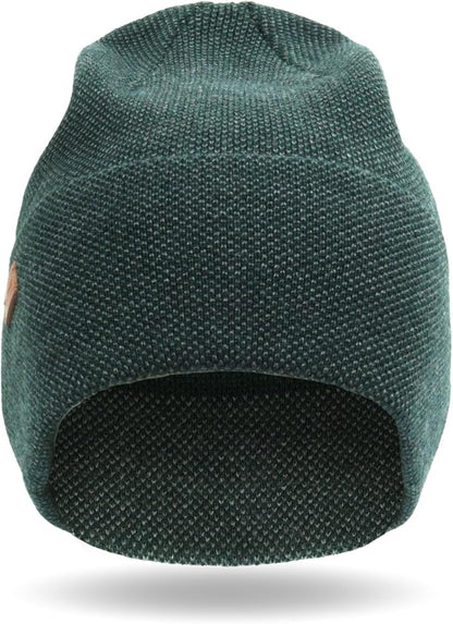 Cole Haan Men's Heritage Rib Cuff Wool Beanie Hat, One Size