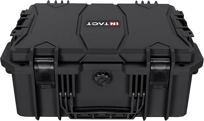 Eylar 18" Intact Series Hard Camera Case, Lightweight and Durable Stacker Design with Foam (Black)