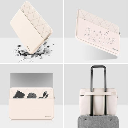 Smatree Laptop Sleeve for 14 inch Lenovo Yoga Slim 7 Gen 8, for Yoga Slim 7i Pro Gen 7, for YogaSlim 7X, Copilot+PC Laptop Bag with Accessory Pocket, YKK Zipper, White (E429W)
