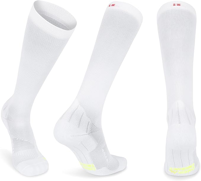 DANISH ENDURANCE 21-26 mmHg Compression Socks | Graduated Support & Faster Recovery | Running & Travel | Unisex 1 Pack