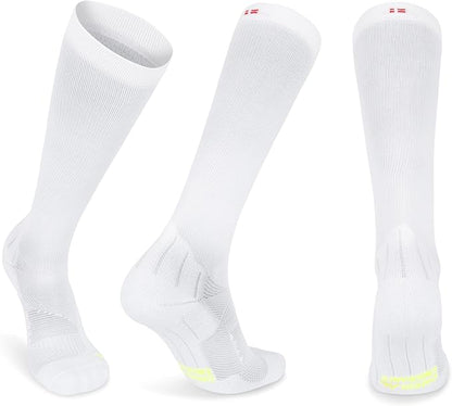 DANISH ENDURANCE 21-26 mmHg Compression Socks | Graduated Support & Faster Recovery | Running & Travel | Unisex 1 Pack