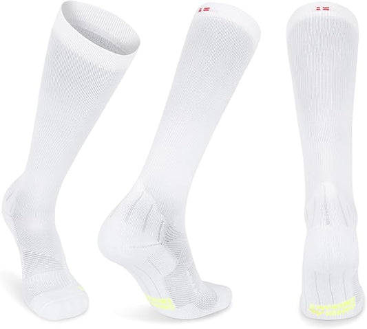 DANISH ENDURANCE 21-26 mmHg Compression Socks | Graduated Support & Faster Recovery | Running & Travel | Unisex 1 Pack