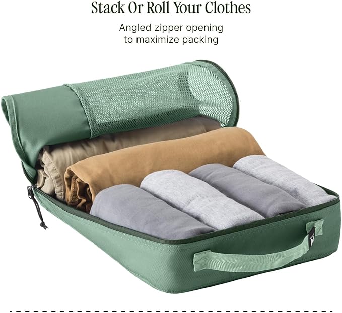 Pack-It Reveal Cube Set XS/S/M Willow Green