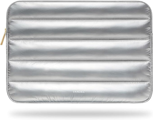 VANDEL - The Original Puffy Laptop Sleeve 13-14 Inch. White Laptop Sleeve for Women. Carrying Case Cover MacBook Pro 14 in, MacBook Air 13 Inch, iPad Pro 12.9, Dell, Asus, HP