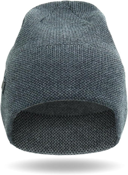Cole Haan Men's Heritage Rib Cuff Wool Beanie Hat, One Size