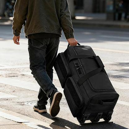 Rolling Duffle Bag with Wheels,120L Large Deployment Bag,Waterproof Military Duffle Bags for Tactical Military Deployment Camping
