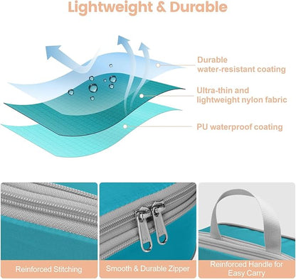 Cambond Compression Packing Cubes for Travel Women - Expandable Travel Bags Luggage Organizers Travel Essentials Compression Cubes for Travel Carry on Suitcases Organizer