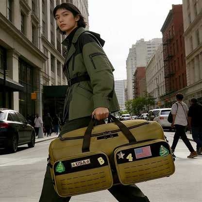 Rolling Duffle Bag with Wheels,120L Large Deployment Bag,Waterproof Military Duffle Bags for Tactical Military Deployment Camping