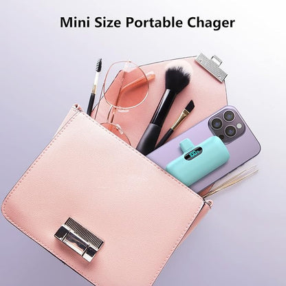 [2 Pack]Small Portable Charger for iPhone 17/16/15 Series,5000mAh 3A PD USB C Power Bank, Mini Travel Essentials Battery Pack for iPhone 17/17 Pro/16/16 Plus/16 Pro/15 Pro Max,Samsung,Android/LG etc