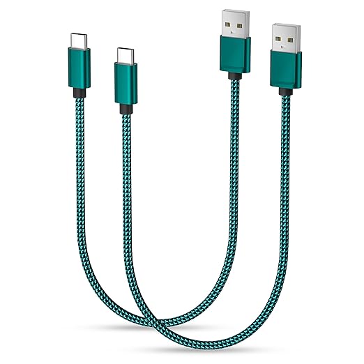 Basesailor USB Type C Charger Cable 1.5FT 2 Pack,Charging Cord for Kindle Fire HD 10 9th 2019,8 10th 2020,Paperwhite 2021 11th Generation,iPad Air 4 4th 5 5th Mini 6 6th Gen,Samsung Galaxy Z Flip Fold