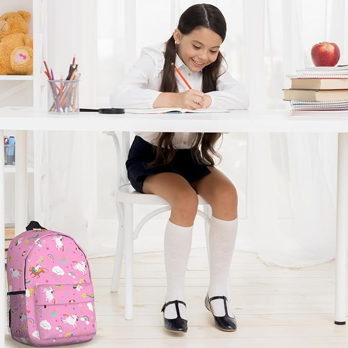 Kids Backpack for School Elementary Lightweight Cute Students Bookbag for Teens Boys Girls School Bag