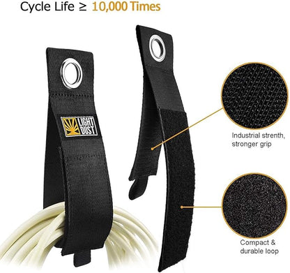 22PCS Heavy Duty Storage Straps Garage Hooks Tool Organizers and Fastening Straps Cord Wrap Keeper, Cable Straps for Cords, Hoses, Rope, RV, Boat, Garage Storage and Organization