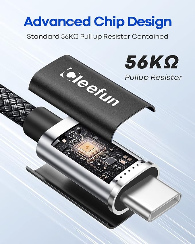 CLEEFUN USB C Cable 3ft, 5-Pack USB A to Type C Charger Cord Fast Charging for iPhone 17 16 15 Pro Max Air Plus, for Samsung Galaxy S25 S24 S23 S22 S21 S20 S10 A17 A16 A15 A56 A55 A26 A35 A36 A71