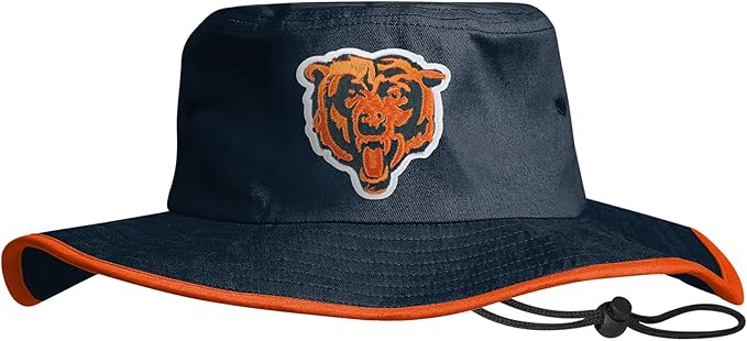 NFL Solid Team Color Logo Sport Outdoor Sun Bucket Boonie Hat