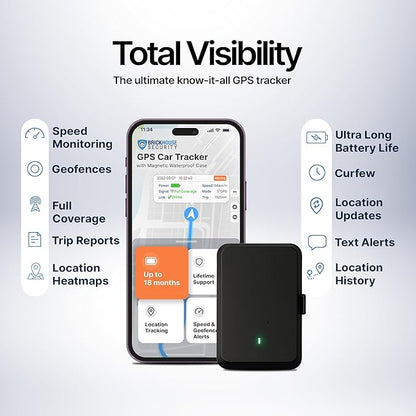 Brickhouse Security EON Odyssey GPS Tracker for Vehicles & Assets – Magnetic Waterproof 4G LTE Asset & Vehicle GPS Tracker with Long Battery Life, Real-Time Tracking, Geofence & Tamper Alert