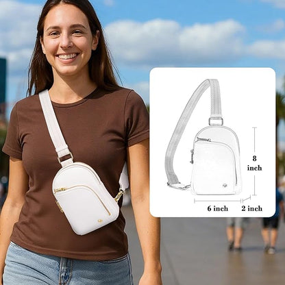 INICAT RFID Blocking Sling Bag,Anti Theft Crossbody Bags for Women,Travel Gifts Cross Body Purses Vegan Leather