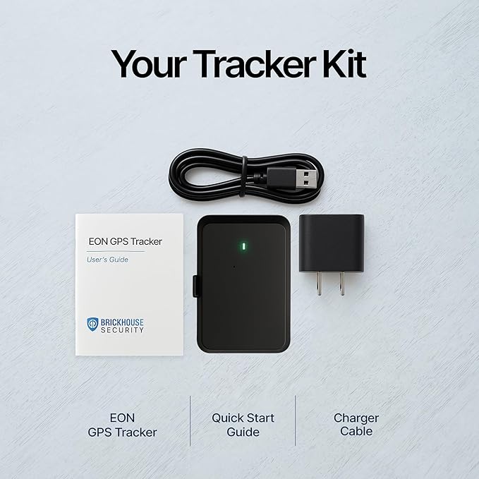 Brickhouse Security EON Odyssey GPS Tracker for Vehicles & Assets – Magnetic Waterproof 4G LTE Asset & Vehicle GPS Tracker with Long Battery Life, Real-Time Tracking, Geofence & Tamper Alert
