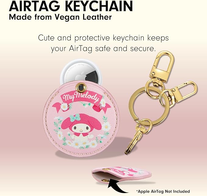 Sonix x Sanrio Keychain Case Compatible with Apple AirTag | Protective Cover Keychain | Hello Kitty & Friends - Floral My Melody