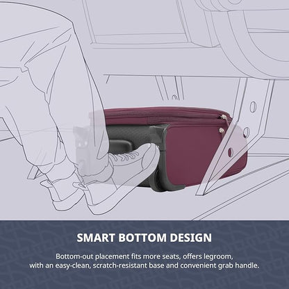 Verage Carry On Underseat Luggage with 2 Wheels & USB Port, 16 Inch Wheeled Spinner Bag Carry-on Luggages for Airlines, Lightweight Suitcase Men Women, Pilots and Crew (Upgrade-16-Inch)