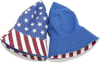 XYIYI Cute Bucket Hat Beach Fisherman Hats for Women, Reversible Double-Side-Wear