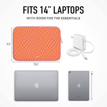 Vandel Slim MacBook Pro 14 inch Laptop Sleeve, Neoprene 14 Inch Apple MacBook Laptop Case Sleeve, Dell, HP Cover, Protective Asus, HP, Dell XPS Case, Computer Cover, Mac M1, M2, M3 Pouch