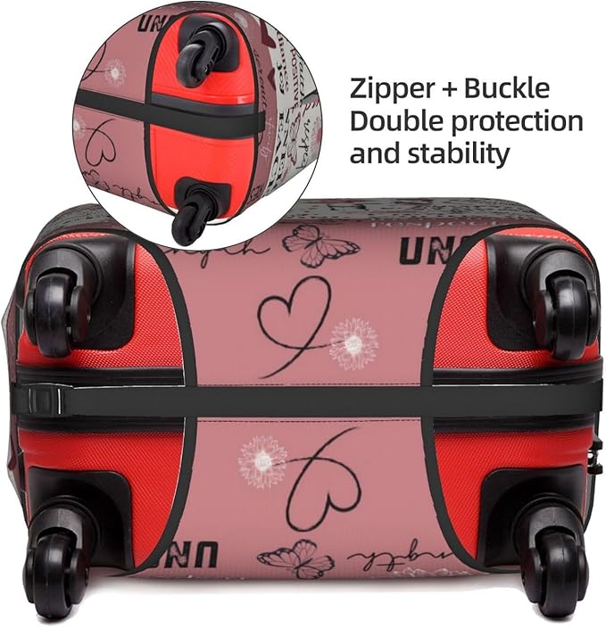 Travel Suitcase Protector African American Girl Elastic Protective Washable Luggage Cover With Concealed Zipper Suitable For 18-32 Inch(L (for 25-28 inch luggage))