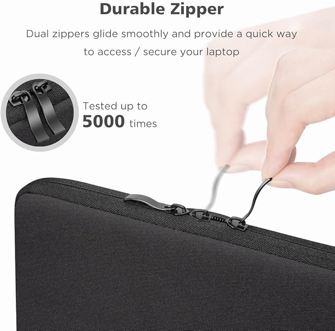 NIDOO 13-14 inch Laptop Sleeve Case Protective Computer Cover for 14" MacBook Pro M4/M3/M2/M1/ 14.4" Surface Laptop Studio / 14" Lenovo IdeaPad Flex 5 / ThinkPad X1 Carbon / P14s T14 E14 HP