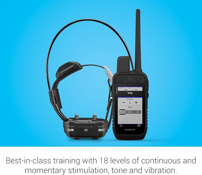 Garmin Alpha 200 Handheld and TT15 Mini Dog Device, Accessible and Fast Tracking and Training for Your Dogs, Sunlight-readable 3.5" Capacitive Touchscreen
