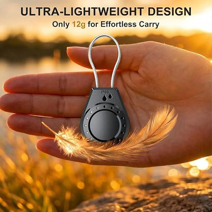 Air Tagholder Keychain Compatible with Apple Air Tag Waterproof Anti Theft Wire Cable Secure Case with Screw Lock for Luggage Keys Pet Collar Black