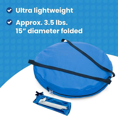 WeatherPod® ChairPod® The Original Pop-Up Pod - 1 Person Wearable Pod for Wheelchairs, Folding Chairs, Camping Chairs, Offers Protection from The Wind, Rain, and Cold - Chair Tent for Sports