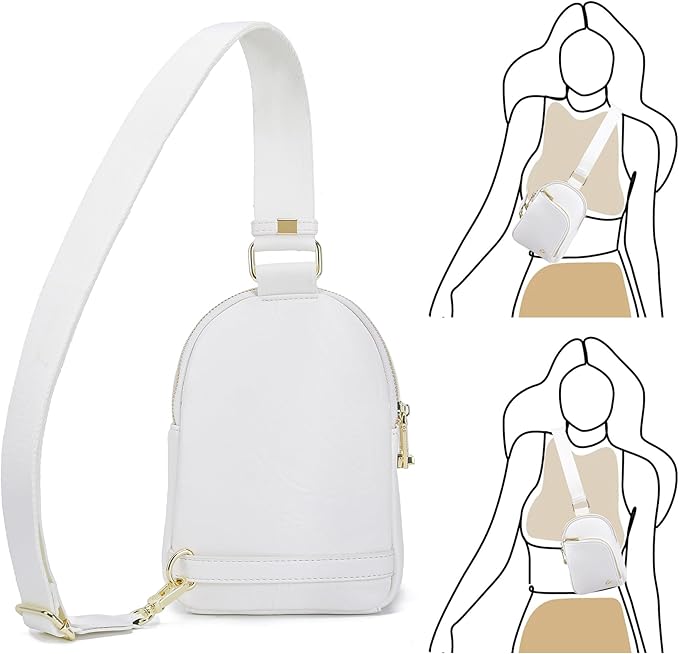 INICAT RFID Blocking Sling Bag,Anti Theft Crossbody Bags for Women,Travel Gifts Cross Body Purses Vegan Leather