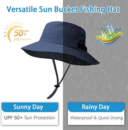 Sun Bucket Hat for Men Women Fishing Beach Safari Hats for Golf Hiking Hunting Outdoor UPF 50+