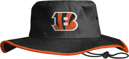 NFL Solid Team Color Logo Sport Outdoor Sun Bucket Boonie Hat