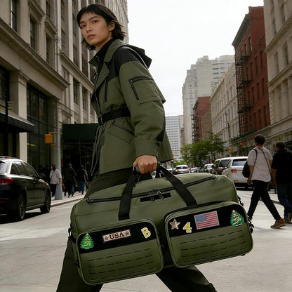 Rolling Duffle Bag with Wheels,120L Large Deployment Bag,Waterproof Military Duffle Bags for Tactical Military Deployment Camping