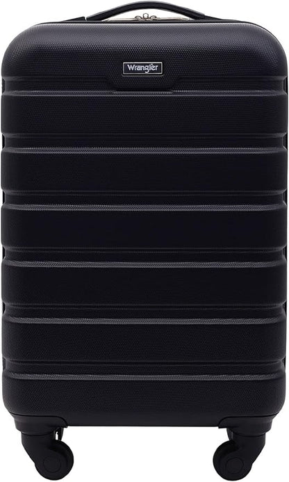 Wrangler 20" Spinner Carry-On Luggage, Black