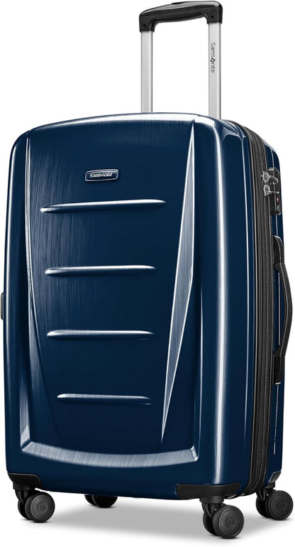Samsonite Winfield 2 Hardside Expandable Luggage with Spinner Wheels, Navy, 3-Piece Set (20/24/28)