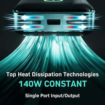 DENVIX PowerX Power Bank 1.1, 250W 4-in-1 25,000mAh Laptop Portable Charger (91.25Wh) with Magnetic Wireless Charging for iPhone, Samsung, MacBook, DJI, AirPods and More