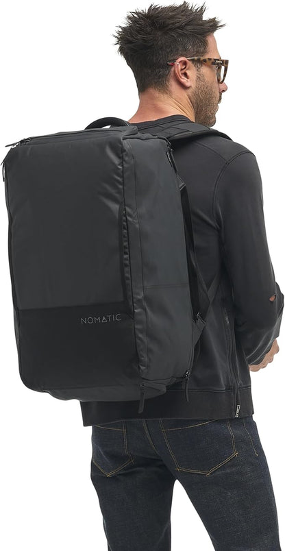 NOMATIC 30L Travel Bag- Convertible Duffel/Backpack, Carry-on Size for Airplane Travel, Everyday Use Laptop Bag,TSA Compliant